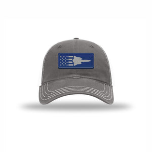 Sr-71 Aircraft Flag — GREY/WHITE