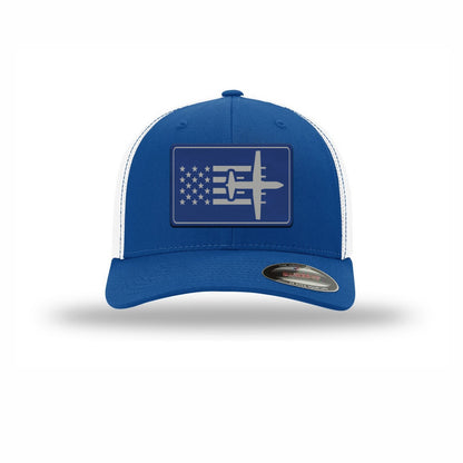 C-130 Aircraft Flag — ROYAL/WHITE