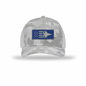 F-35 Aircraft Flag — WHITE CAMO/WHITE