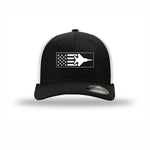 F-15 Aircraft Flag — BLACK/WHITE