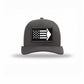 B-2 Aircraft Flag — CHARCOAL/WHITE