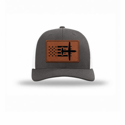 C-130 Aircraft Flag — CHARCOAL/WHITE