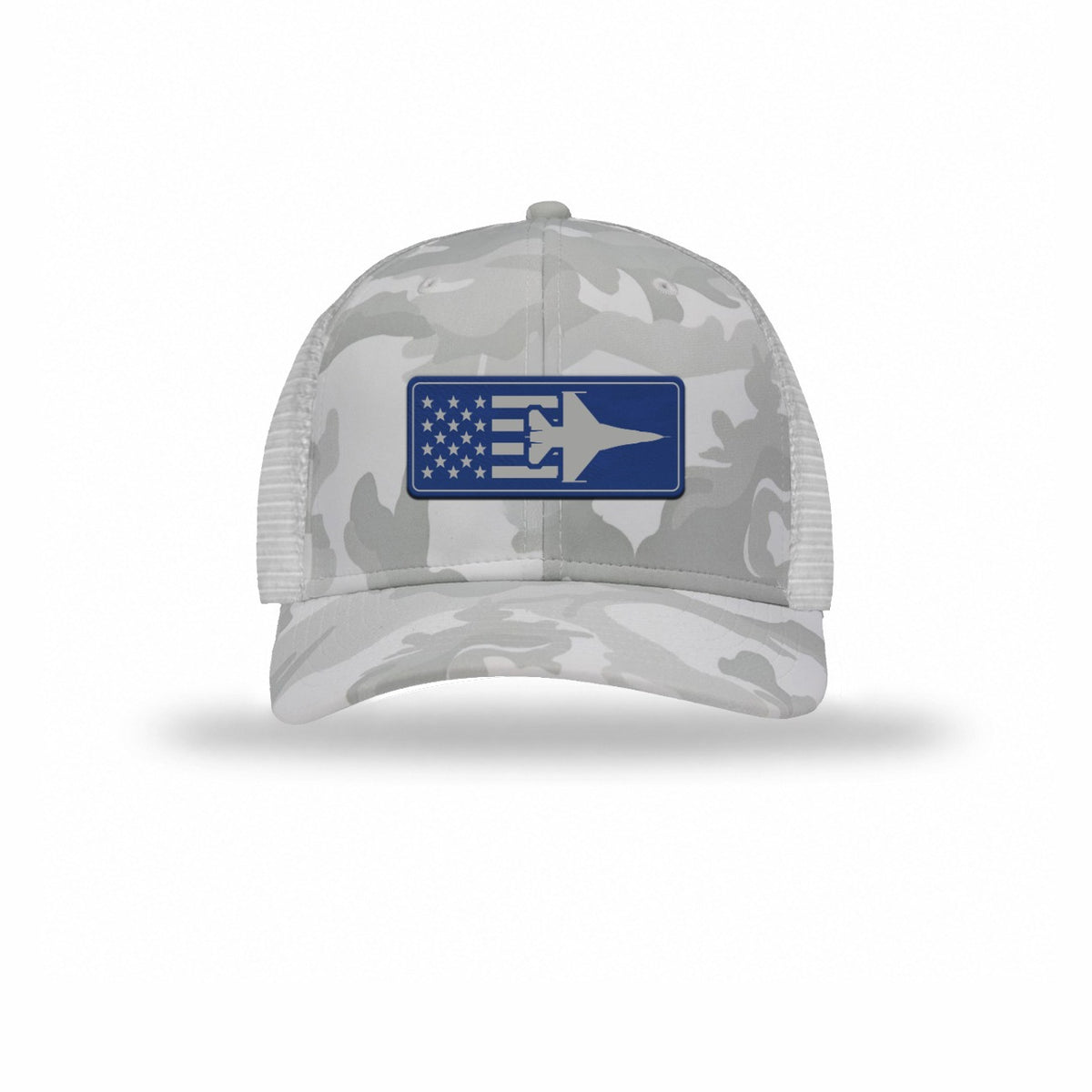 F-16 Aircraft Flag — WHITE CAMO/WHITE