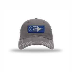 F-4 Aircraft Flag — GREY/WHITE