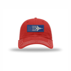 F-15 Aircraft Flag — RED/WHITE