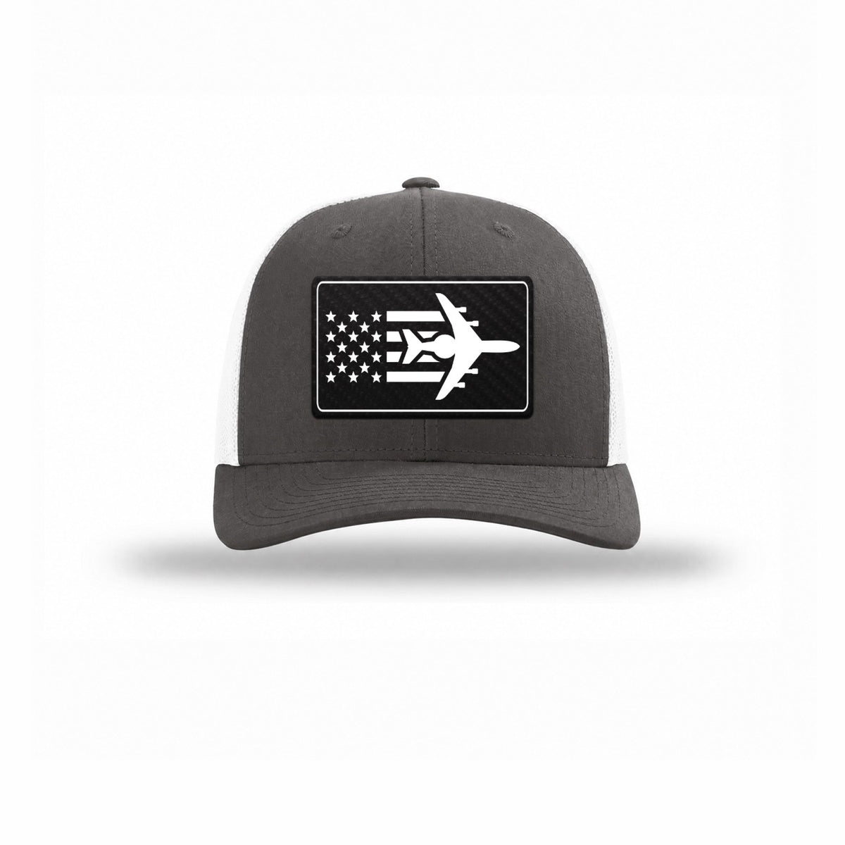 E-3 Aircraft Flag — CHARCOAL/WHITE