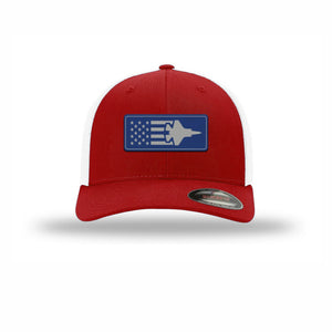 F-35 Aircraft Flag — RED/WHITE