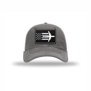 C-5 Aircraft Flag — GREY/WHITE