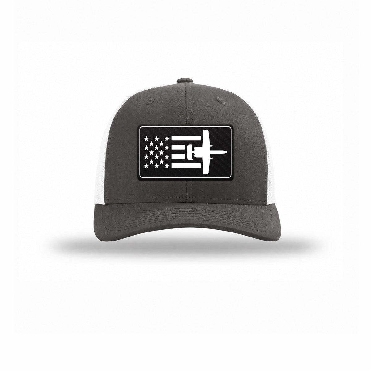 A-10 Aircraft Flag — CHARCOAL/WHITE