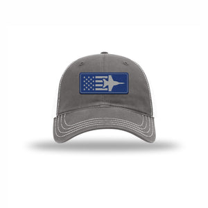 F-18 Aircraft Flag — GREY/WHITE