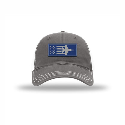 F-18 Aircraft Flag — GREY/WHITE