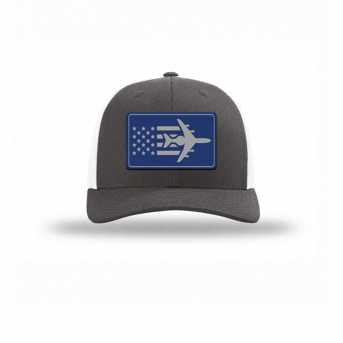 E-3 Aircraft Flag — CHARCOAL/WHITE