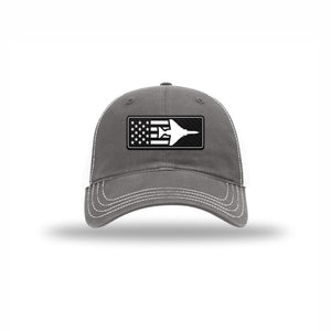 F-4 Aircraft Flag — GREY/WHITE