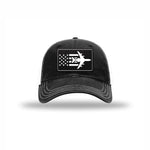 E-3 Aircraft Flag — BLACK/WHITE