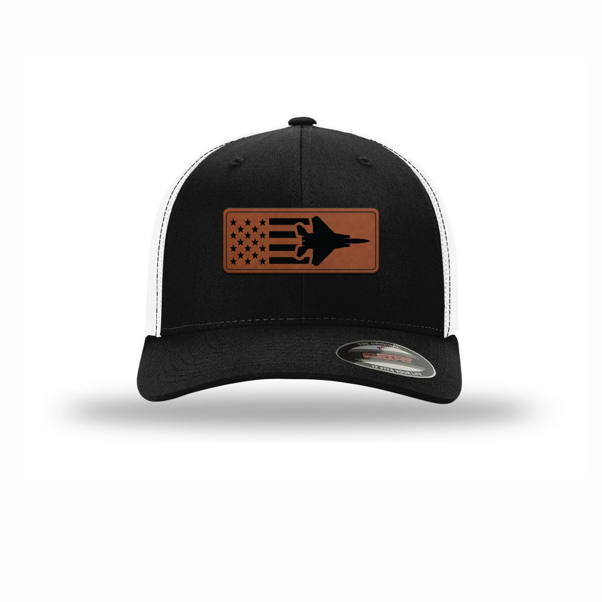 F-15 Aircraft Flag — BLACK/WHITE
