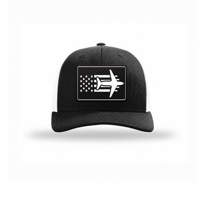 C-17 Aircraft Flag — BLACK/WHITE