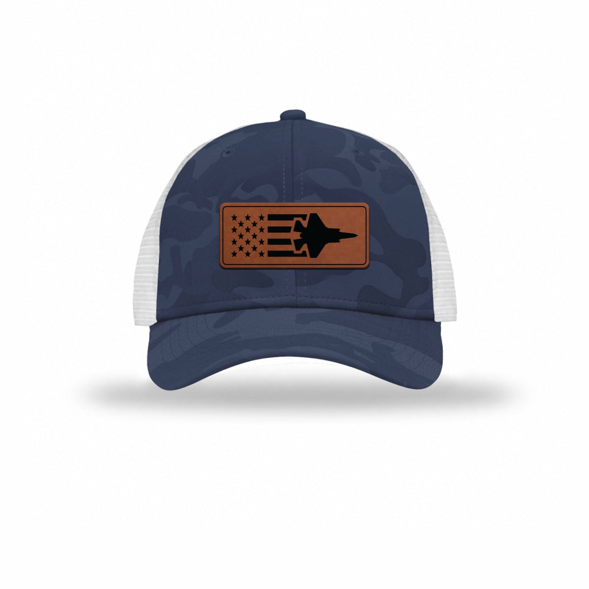 F-35 Aircraft Flag — NAVY CAMO/WHITE