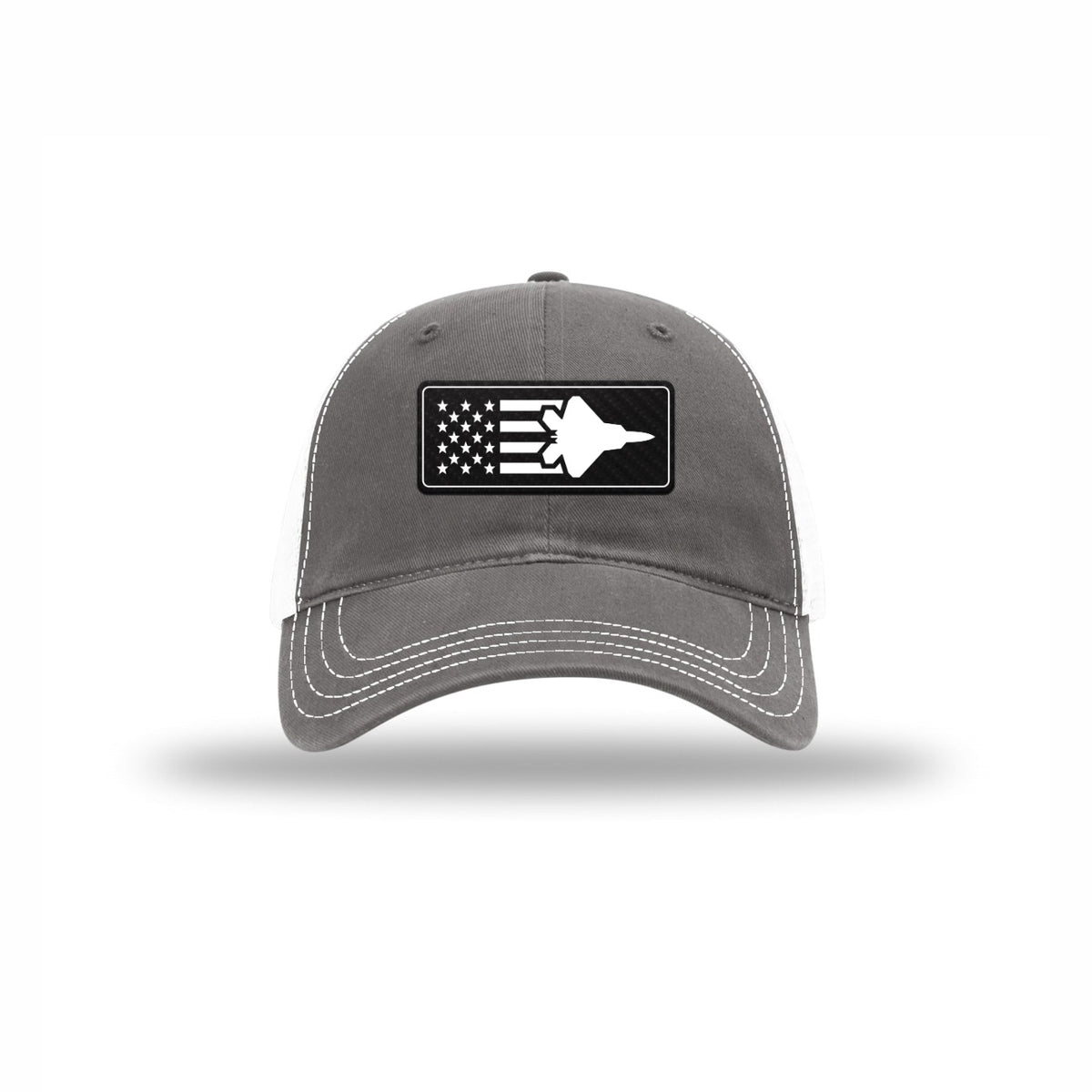 F-22 Aircraft Flag — GREY/WHITE