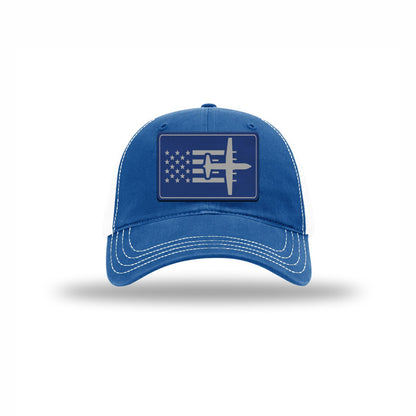 C-130 Aircraft Flag — ROYAL/WHITE