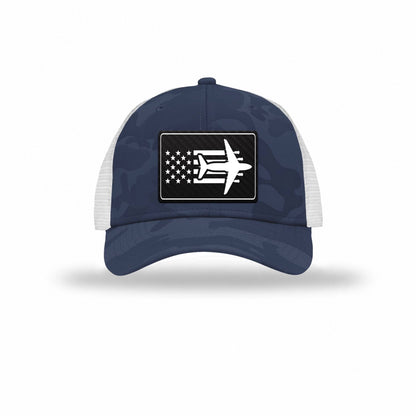 C-17 Aircraft Flag — NAVY CAMO/WHITE