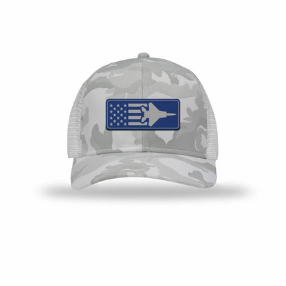 F-15 Aircraft Flag — WHITE CAMO/WHITE