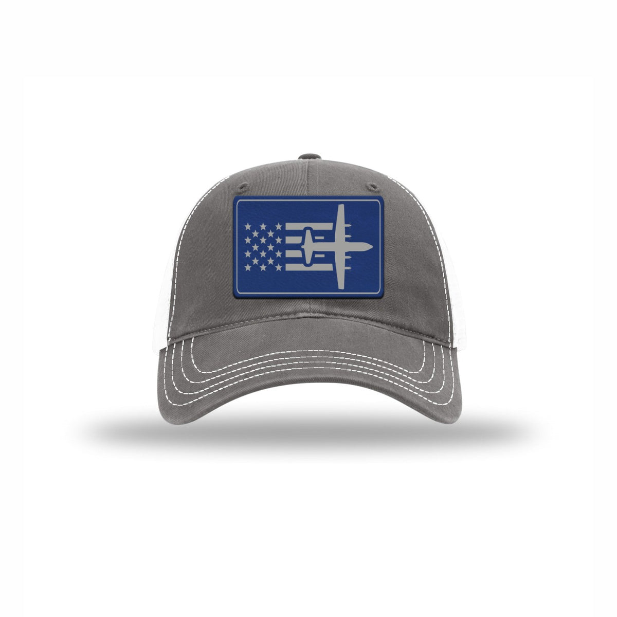 C-130 Aircraft Flag — GREY/WHITE