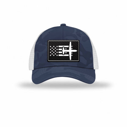 C-130 Aircraft Flag — NAVY CAMO/WHITE