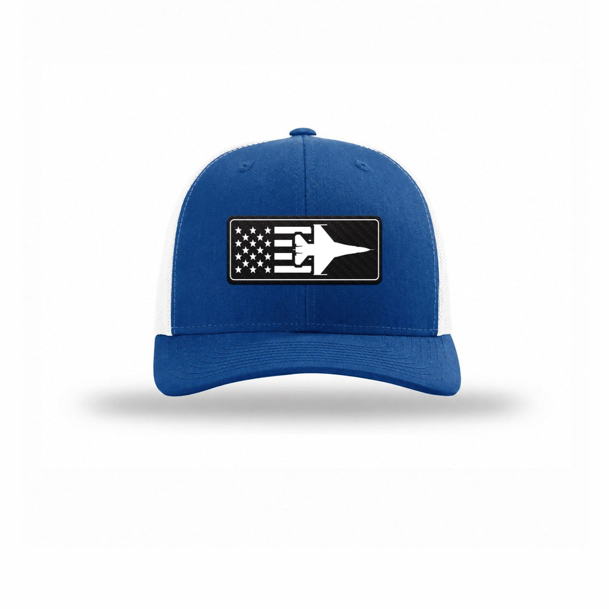 F-16 Aircraft Flag — ROYAL/WHITE