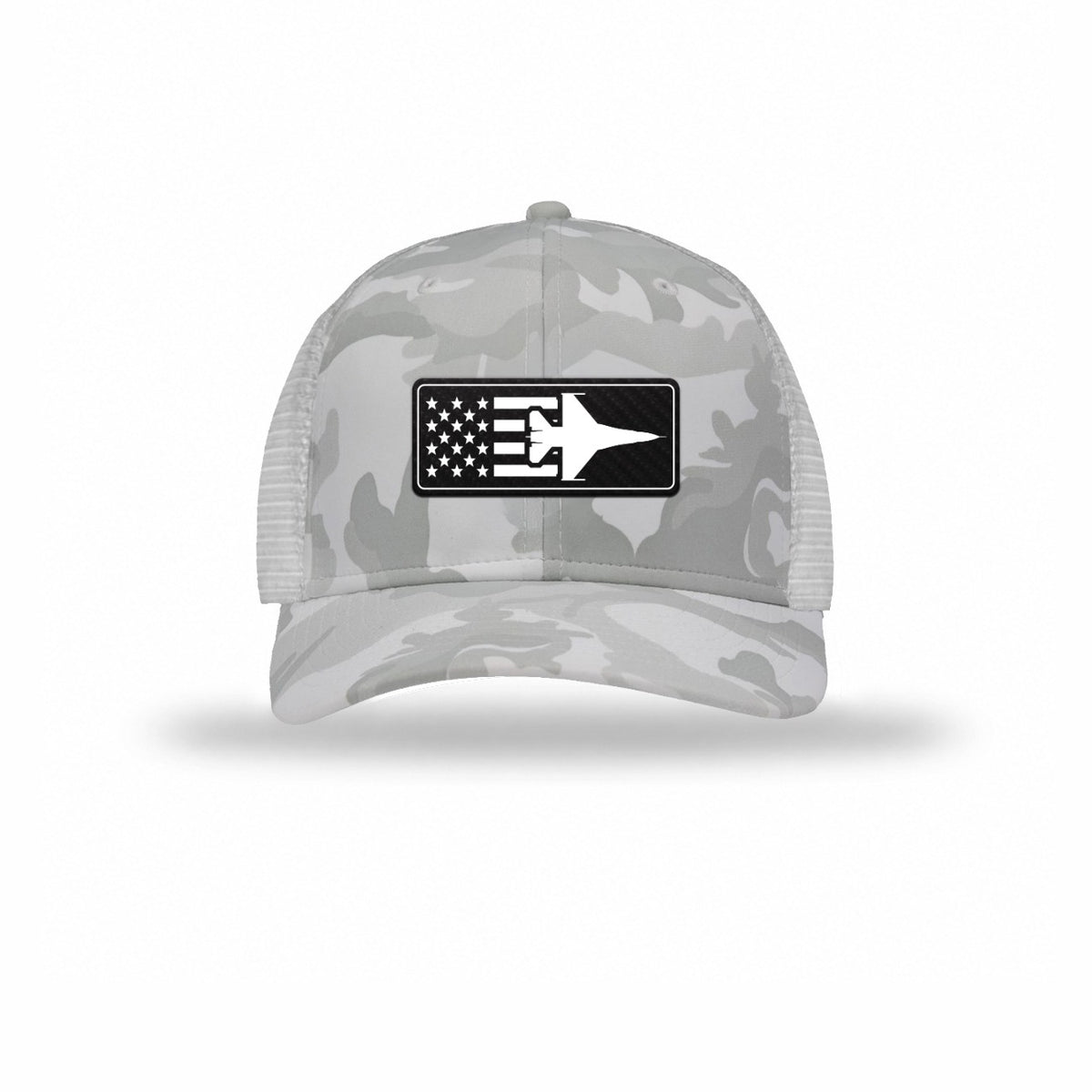 F-16 Aircraft Flag — WHITE CAMO/WHITE