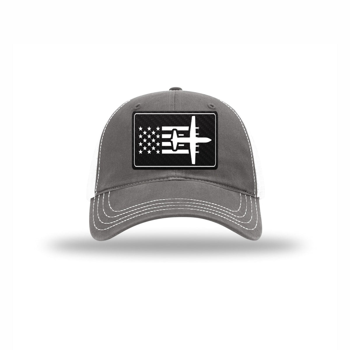 C-130 Aircraft Flag — GREY/WHITE