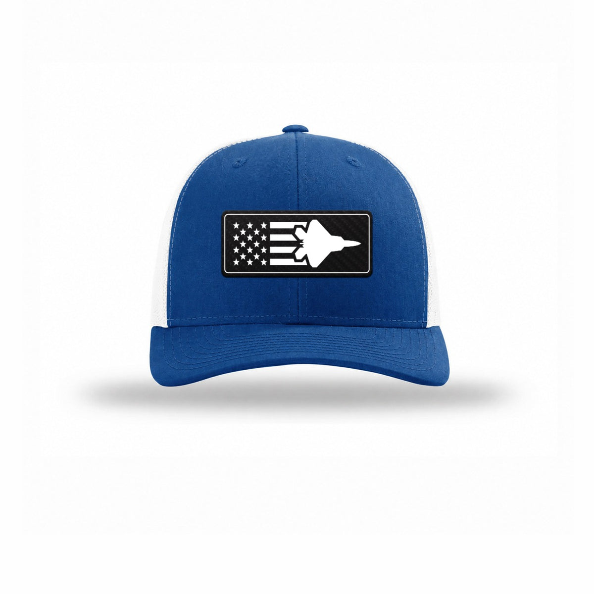 F-22 Aircraft Flag — ROYAL/WHITE