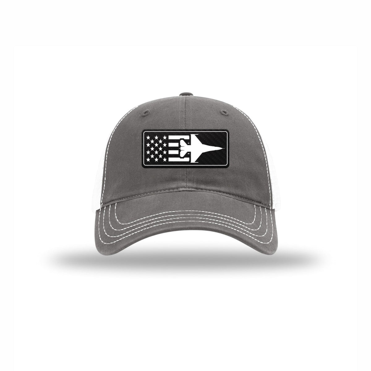F-16 Aircraft Flag — GREY/WHITE