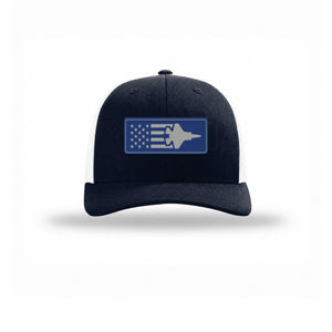 F-35 Aircraft Flag — NAVY/WHITE