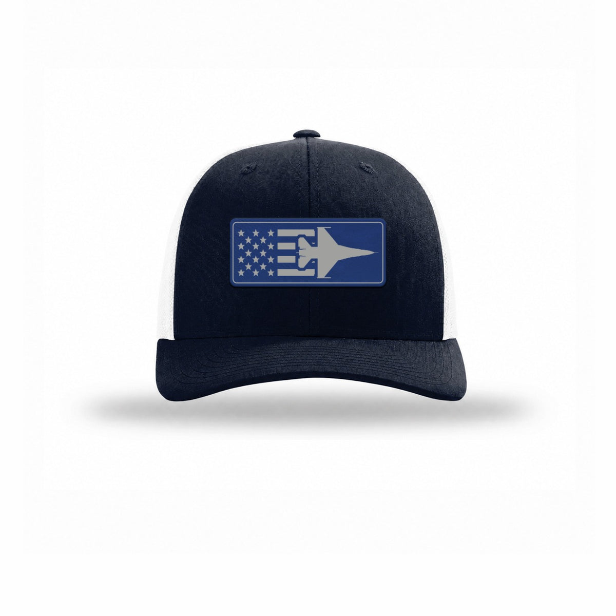 F-16 Aircraft Flag — NAVY/WHITE