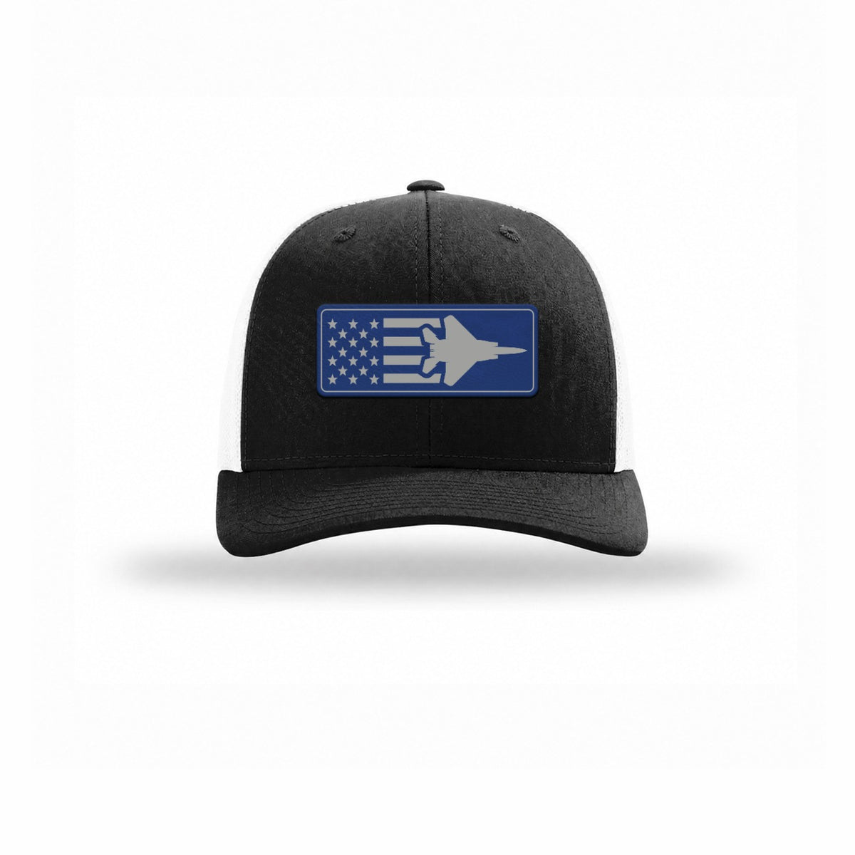 F-15 Aircraft Flag — BLACK/WHITE