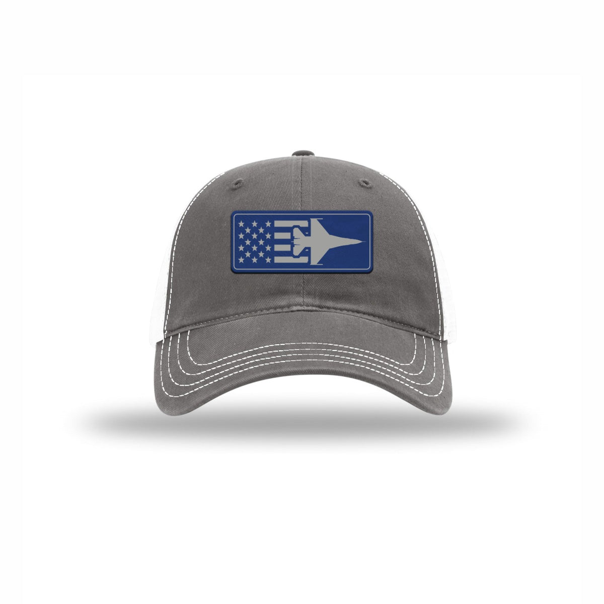 F-16 Aircraft Flag — GREY/WHITE