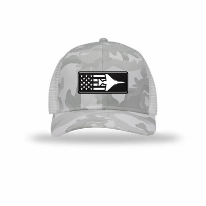F-4 Aircraft Flag — WHITE CAMO/WHITE