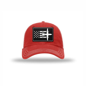 C-130 Aircraft Flag — RED/WHITE