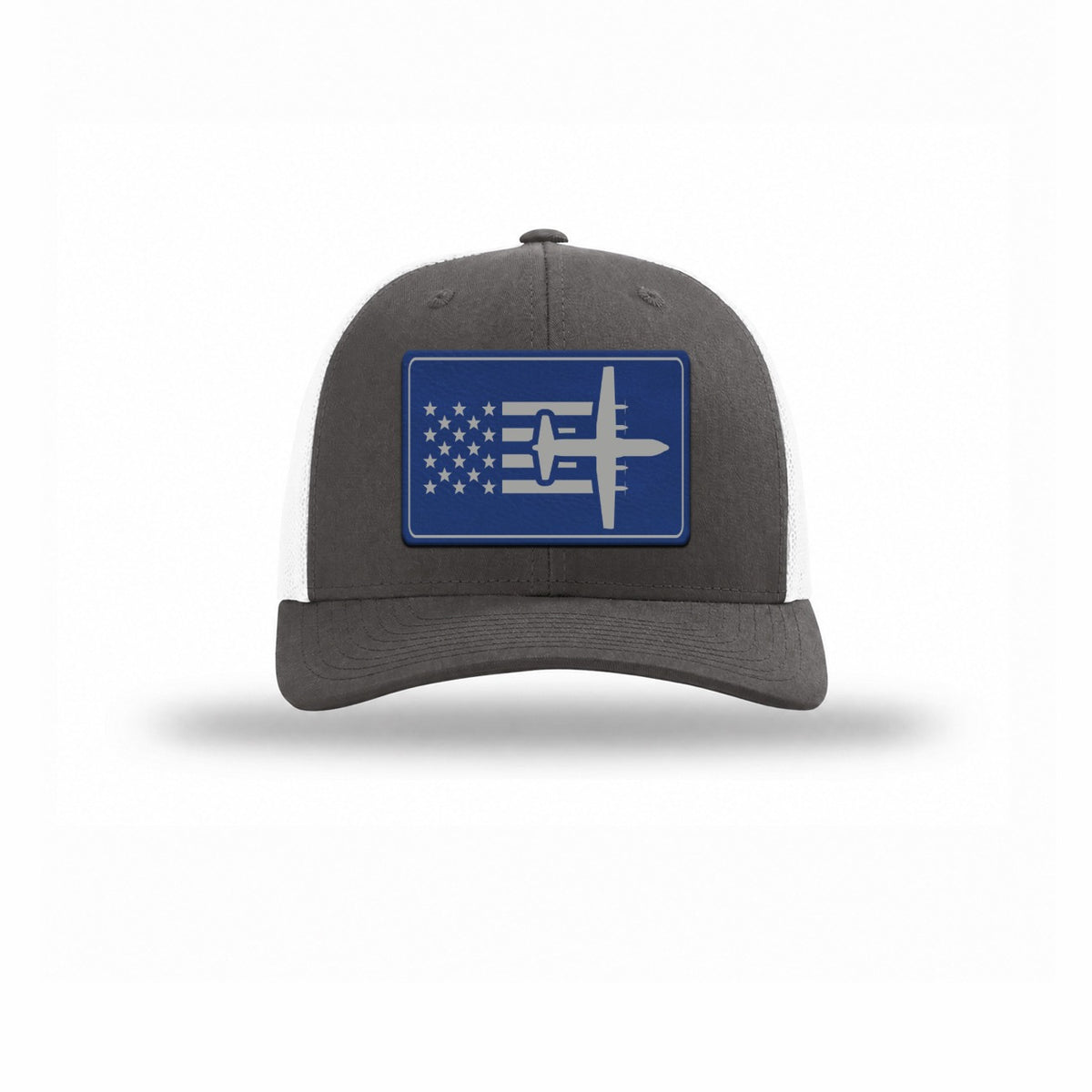 C-130 Aircraft Flag — CHARCOAL/WHITE