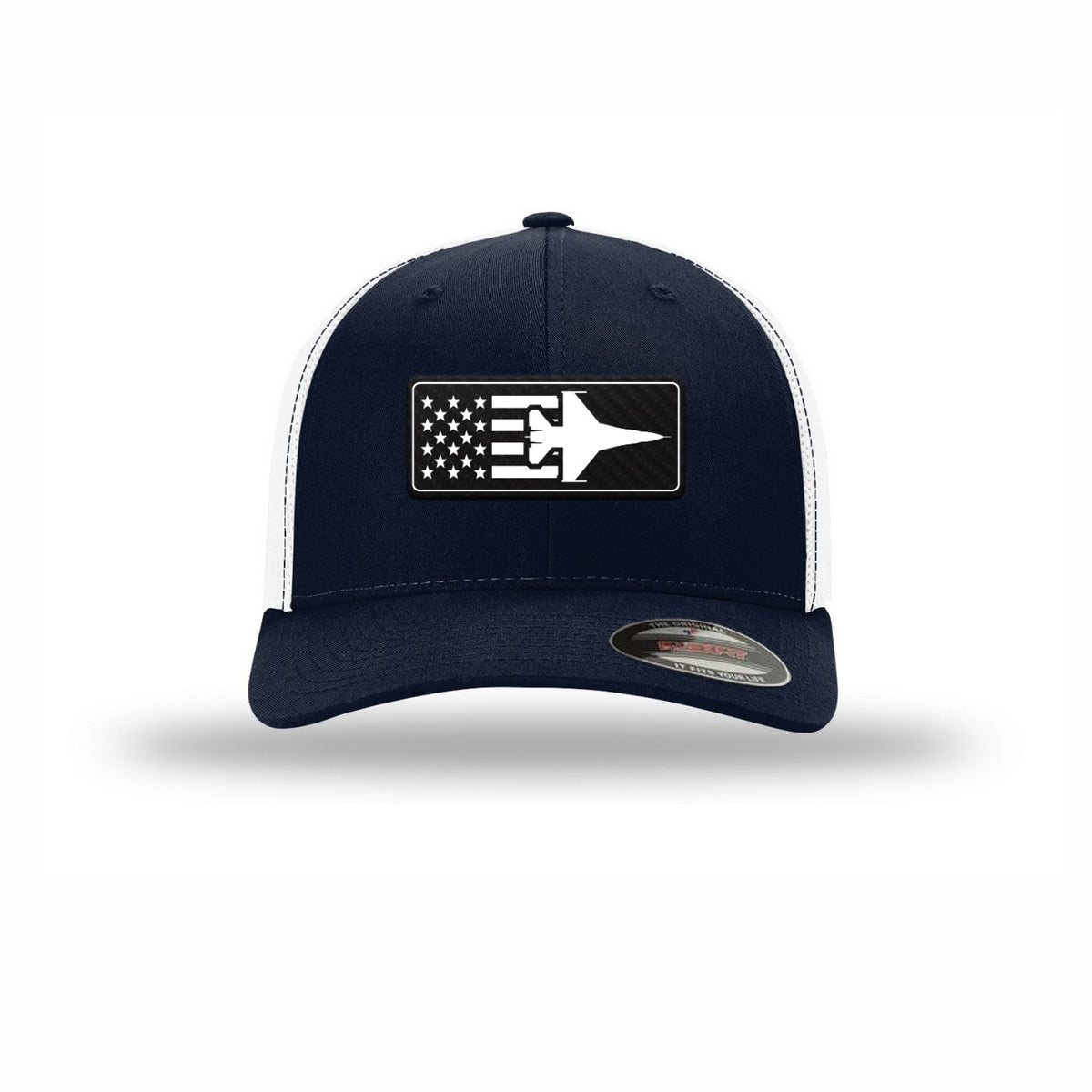 F-16 Aircraft Flag — NAVY/WHITE