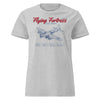B-17g Flying Fortress Blueprint Womens T-Shirt - Heather Grey
