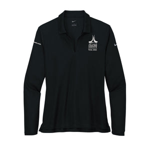 Air Force Civilian Service Nike Womens Dri-FIT Long Sleeve Micro Pique 2.0 Polo