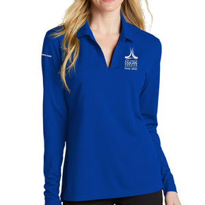 Air Force Civilian Service Nike Womens Dri-FIT Long Sleeve Micro Pique 2.0 Polo