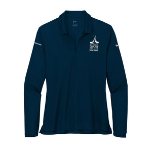 Air Force Civilian Service Nike Womens Dri-FIT Long Sleeve Micro Pique 2.0 Polo
