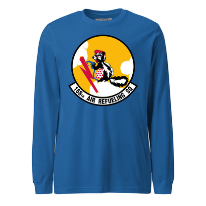 Mach2 Squadron Upload | 168TH AIR REFUELING SQUADRON | Long Sleeve | Royal | MACH-LONG-SLEEVE-FRONT-ROYAL.jpg
