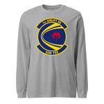 Mach2 Squadron Upload | 1ST AIRLIFT SQUADRON | Long Sleeve | Heather Grey | MACH-LONG-SLEEVE-FRONT-GREY.jpg