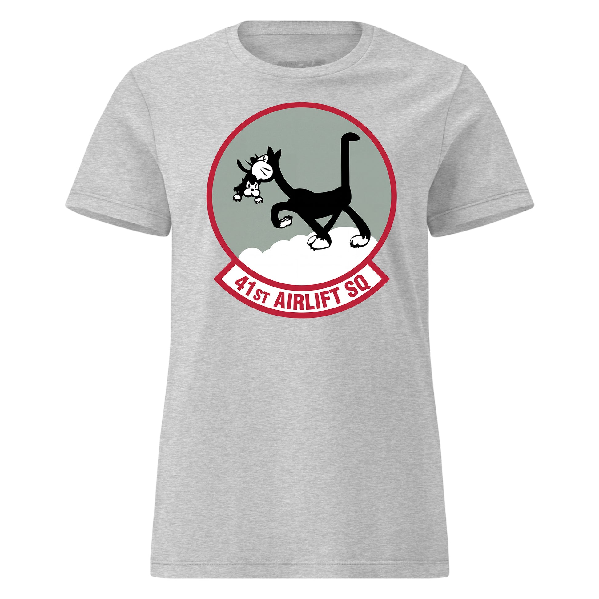 Mach2 Squadron Upload | 41ST AIRLIFT SQUADRON | Womens | Heather Grey | MACH-WOMENS-FRONT-GREY.jpg