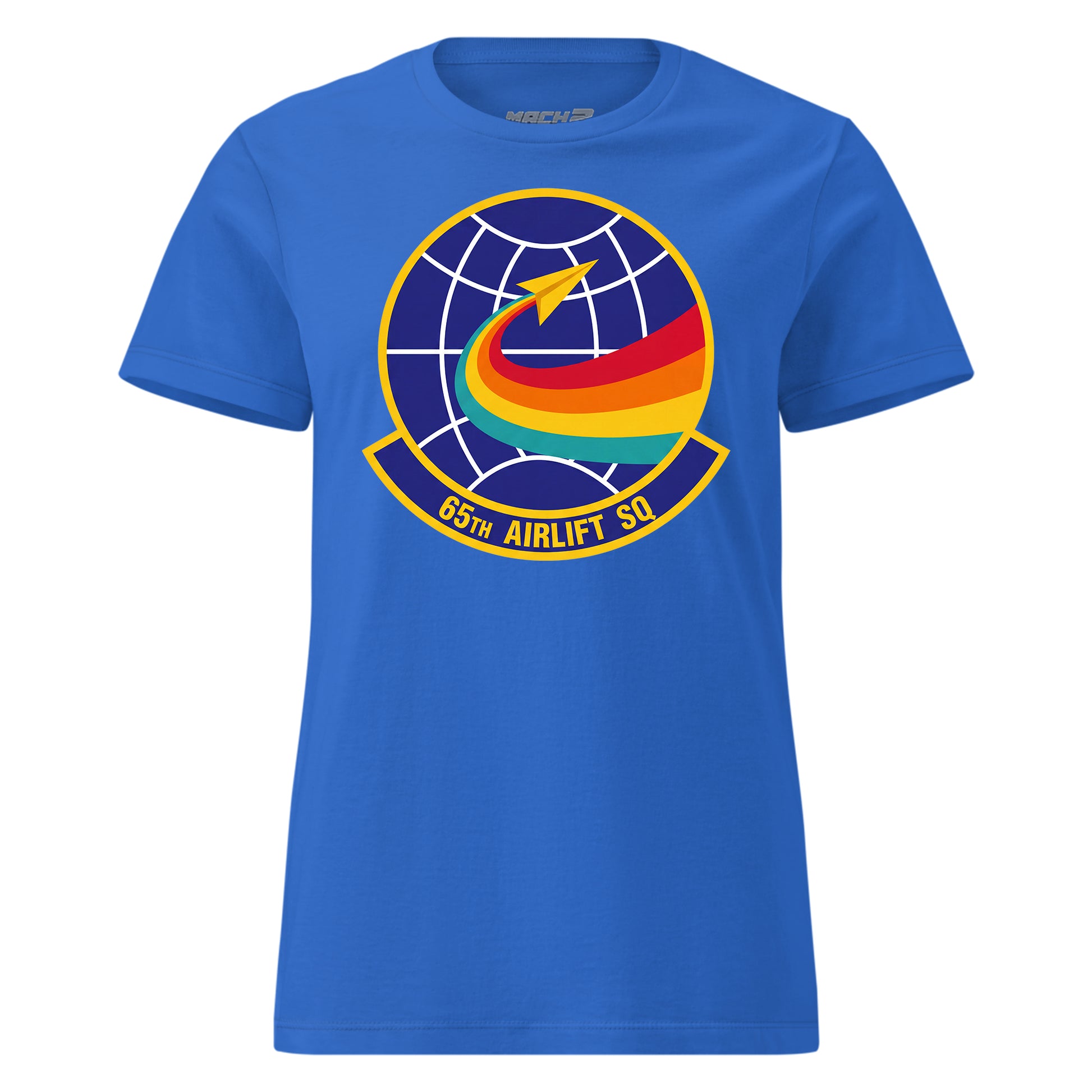Mach2 Squadron Upload | 65TH AIRLIFT SQUADRON | Womens | Royal | MACH-WOMENS-FRONT-ROYAL.jpg