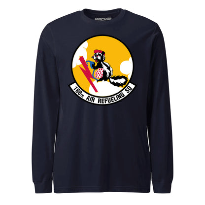 Mach2 Squadron Upload | 168TH AIR REFUELING SQUADRON | Long Sleeve | Navy | MACH-LONG-SLEEVE-FRONT-NAVY.jpg