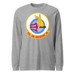 Mach2 Squadron Upload | 153RD AIR REFUELING SQUADRON | Long Sleeve | Heather Grey | MACH-LONG-SLEEVE-FRONT-GREY.jpg